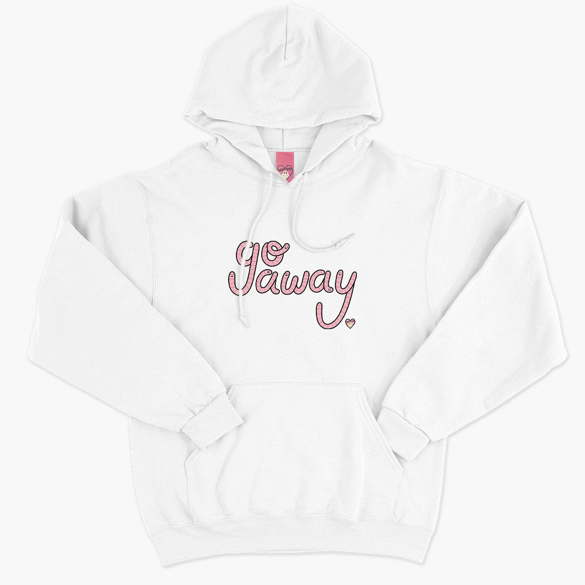 Go Away Rude Worms Hoodie (Unisex)-Printed Clothing, Printed Hoodie, JH001-Sassy Spud
