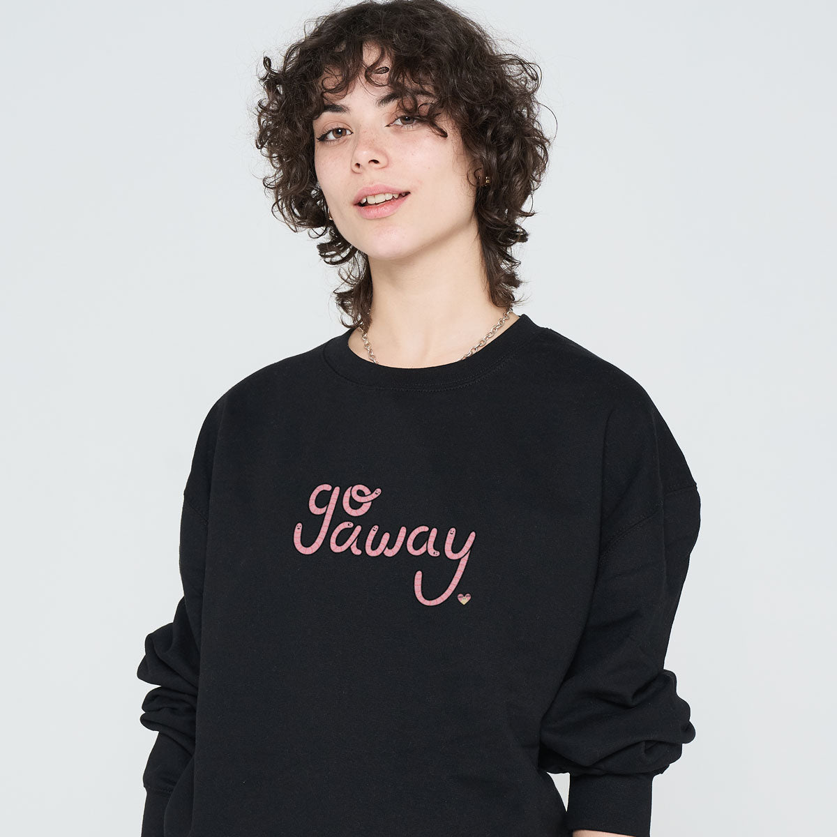 Go Away Rude Worms Sweatshirt (Unisex)-Printed Clothing, Printed Sweatshirt, JH030-Sassy Spud