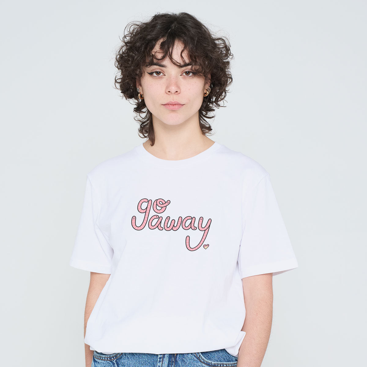 Go Away Rude Worms T-Shirt (Unisex)-Printed Clothing, Printed T Shirt, EP01-Sassy Spud