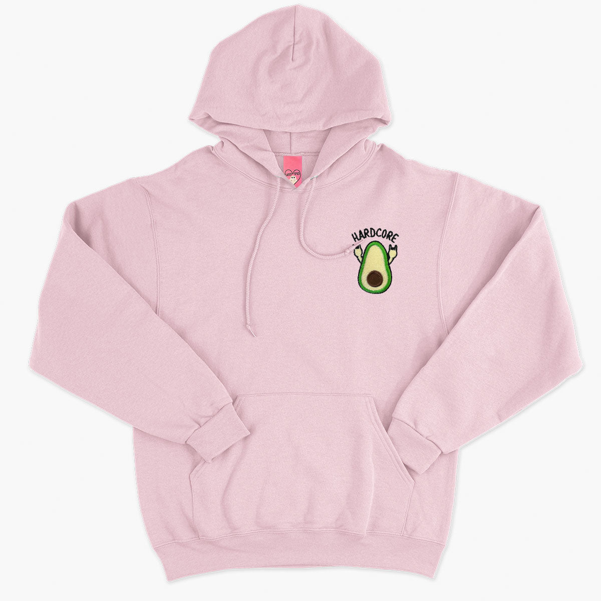 Hardcore Embroidered Hoodie (Unisex)-Embroidered Clothing, Embroidered Hoodie, JH001-Sassy Spud