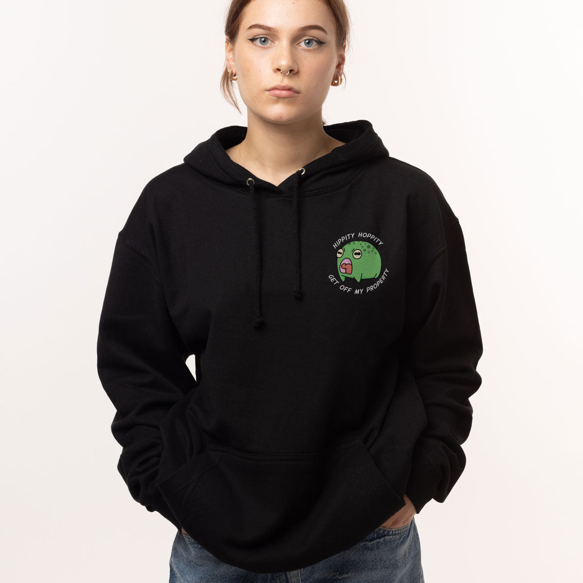 Hippity Hoppity Hoodie (Unisex)-Printed Clothing, Printed Hoodie, JH001-Sassy Spud