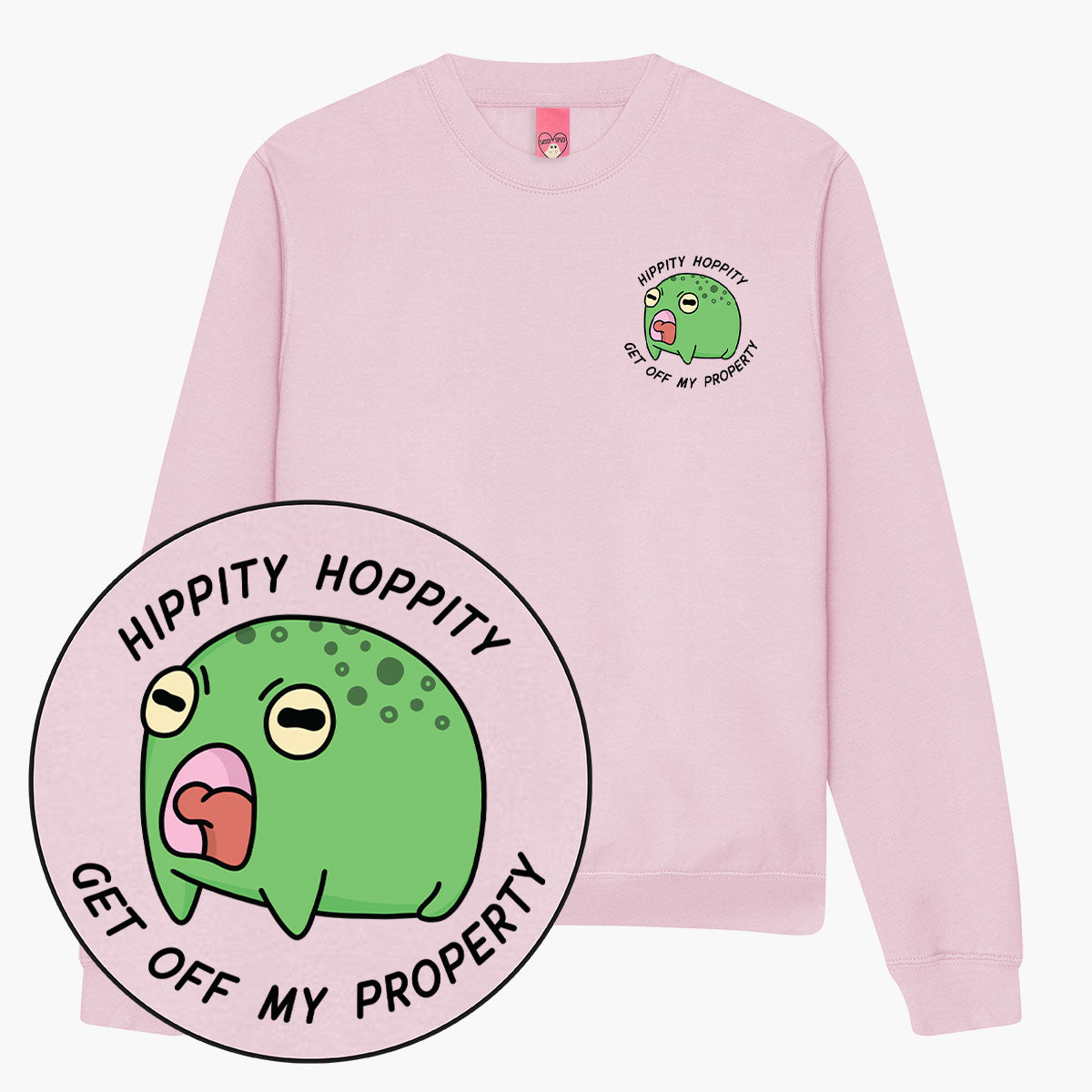 Hippity Hoppity Sweatshirt (Unisex)-Printed Clothing, Printed Sweatshirt, JH030-Sassy Spud