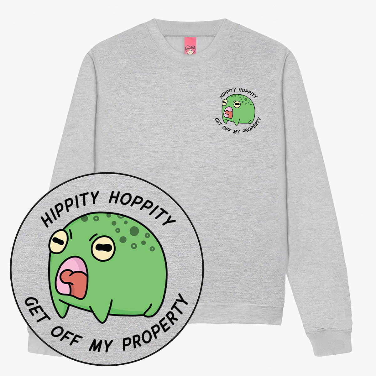 Hippity Hoppity Sweatshirt (Unisex)-Printed Clothing, Printed Sweatshirt, JH030-Sassy Spud