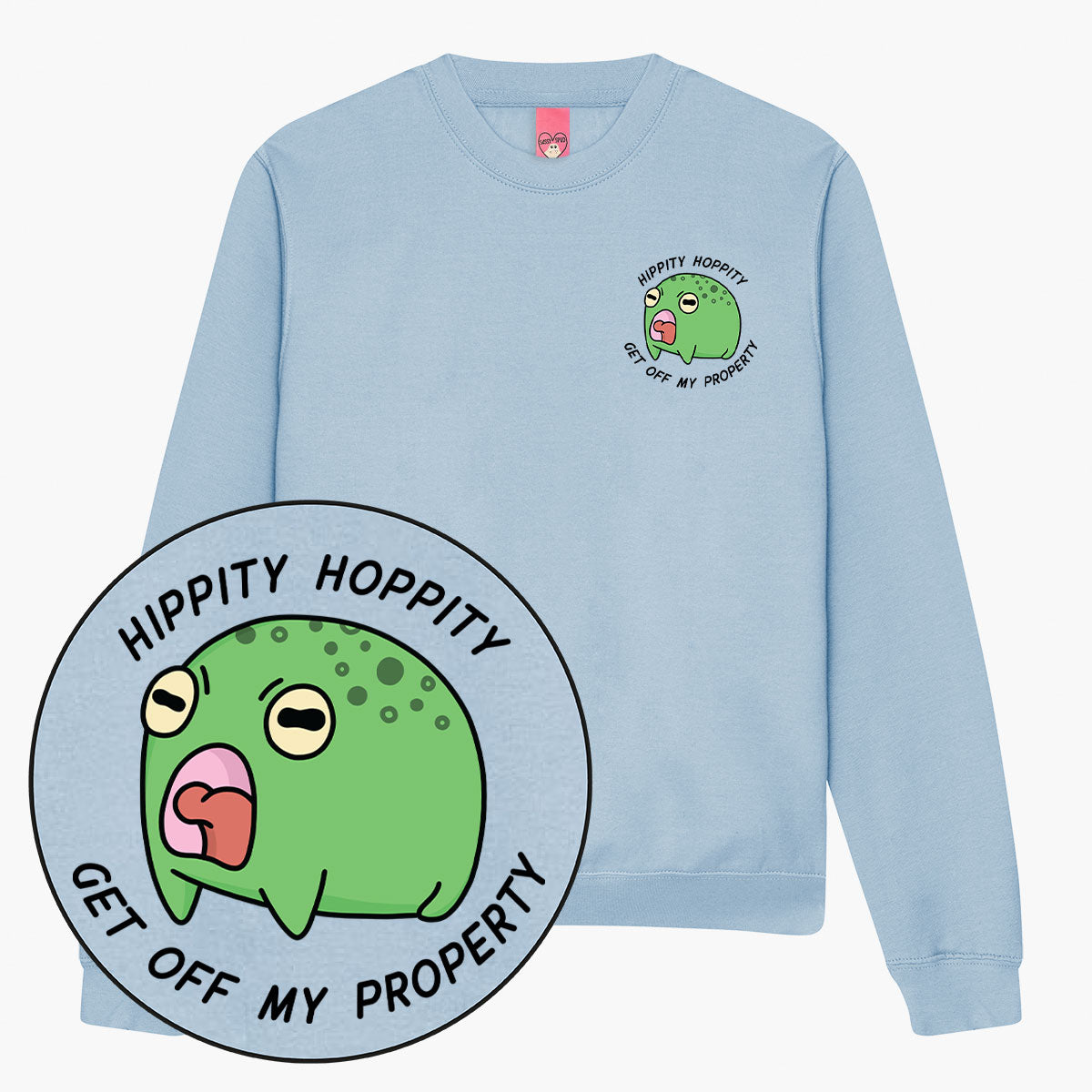 Hippity Hoppity Sweatshirt (Unisex)-Printed Clothing, Printed Sweatshirt, JH030-Sassy Spud