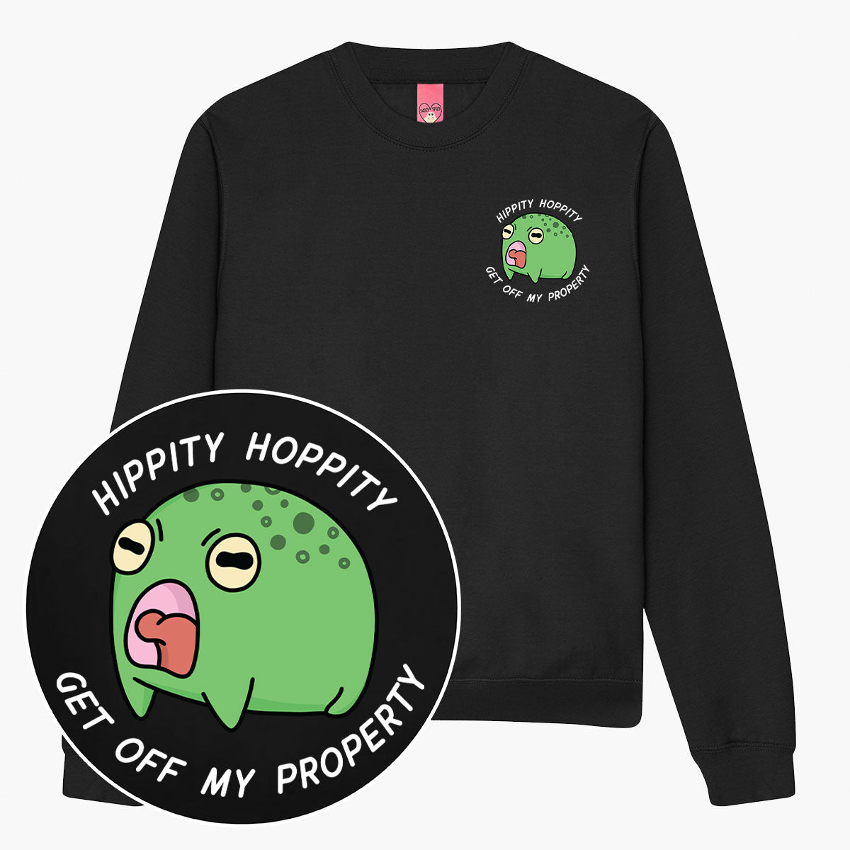 Hippity Hoppity Sweatshirt (Unisex)-Printed Clothing, Printed Sweatshirt, JH030-Sassy Spud