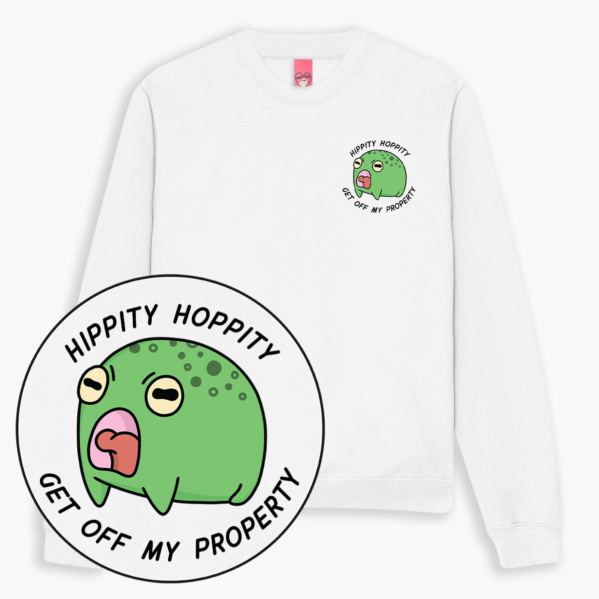 Hippity Hoppity Sweatshirt (Unisex)-Printed Clothing, Printed Sweatshirt, JH030-Sassy Spud