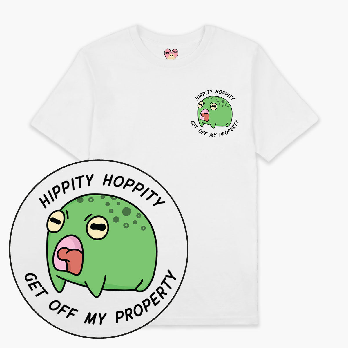 Hippity Hoppity T-Shirt (Unisex)-Printed Clothing, Printed T Shirt, EP01-Sassy Spud