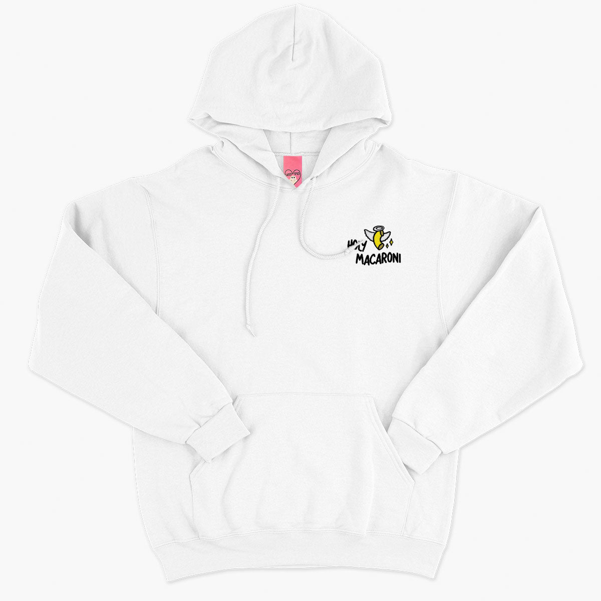 Holy Macaroni Embroidered Hoodie (Unisex)-Embroidered Clothing, Embroidered Hoodie, JH001-Sassy Spud