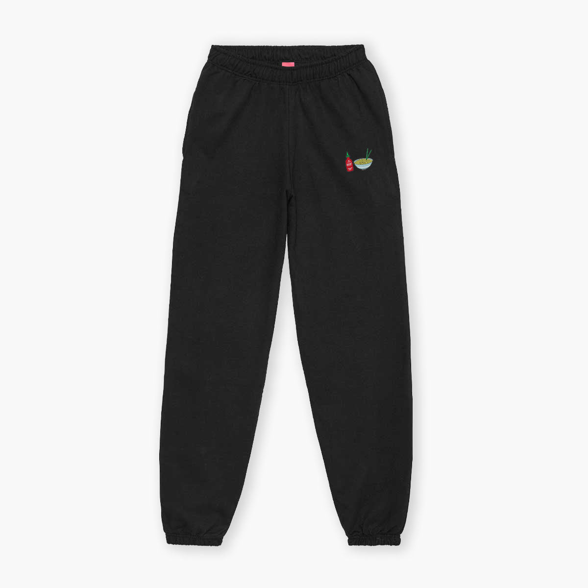 Hot Noodles Embroidered Joggers (Unisex)-Embroidered Clothing, Embroidered Joggers, JH072-Sassy Spud