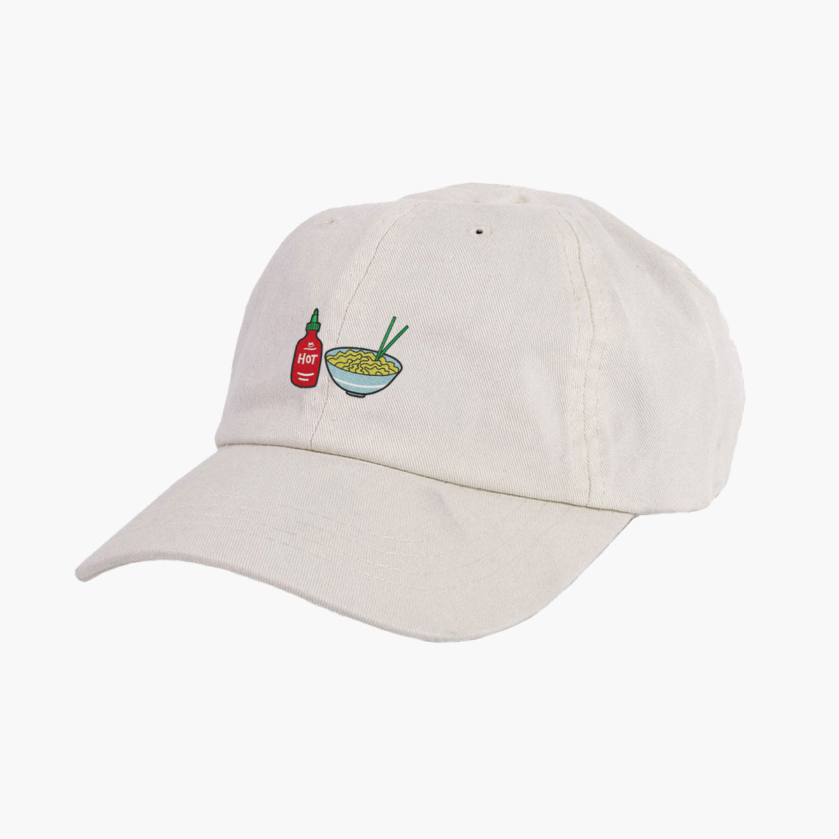 Hot Noodles Embroidered Mom Cap-Embroidered Clothing, Embroidered Beanie, BB45-Sassy Spud