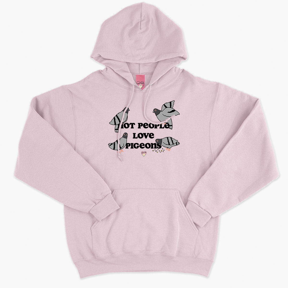 Hot People Love Pigeons Hoodie (Unisex)-Printed Clothing, Printed Hoodie, JH001-Sassy Spud