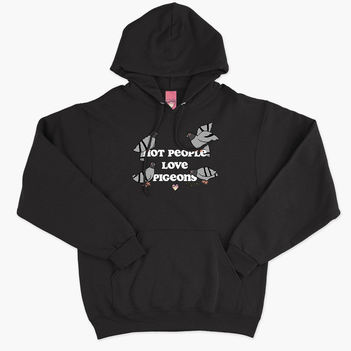 Hot People Love Pigeons Hoodie (Unisex)-Printed Clothing, Printed Hoodie, JH001-Sassy Spud
