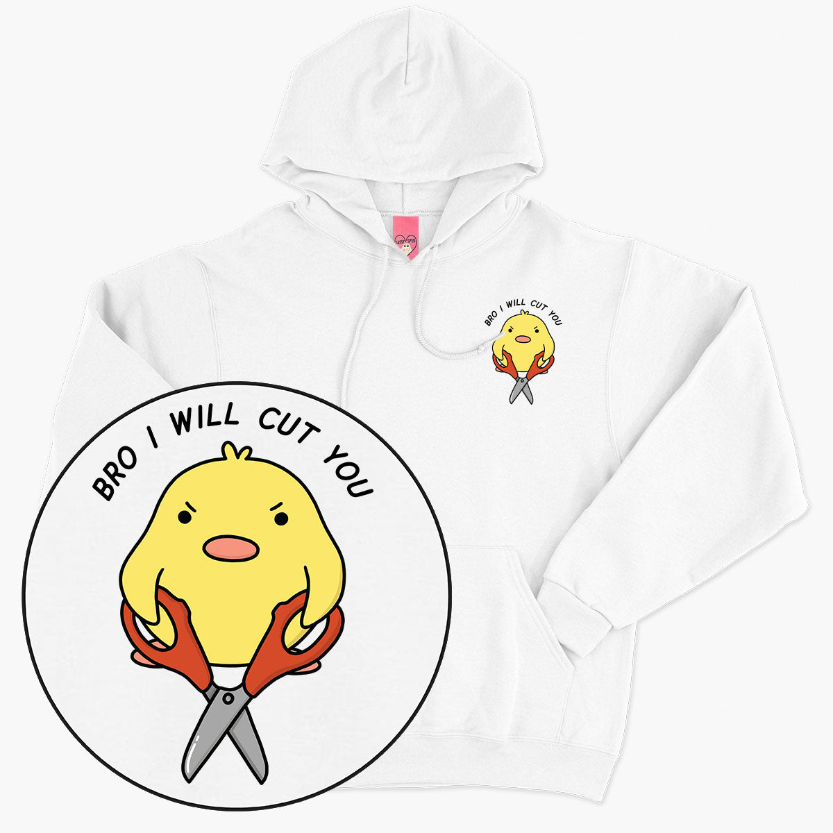 I Will Cut You Hoodie (Unisex)-Printed Clothing, Printed Hoodie, JH001-Sassy Spud