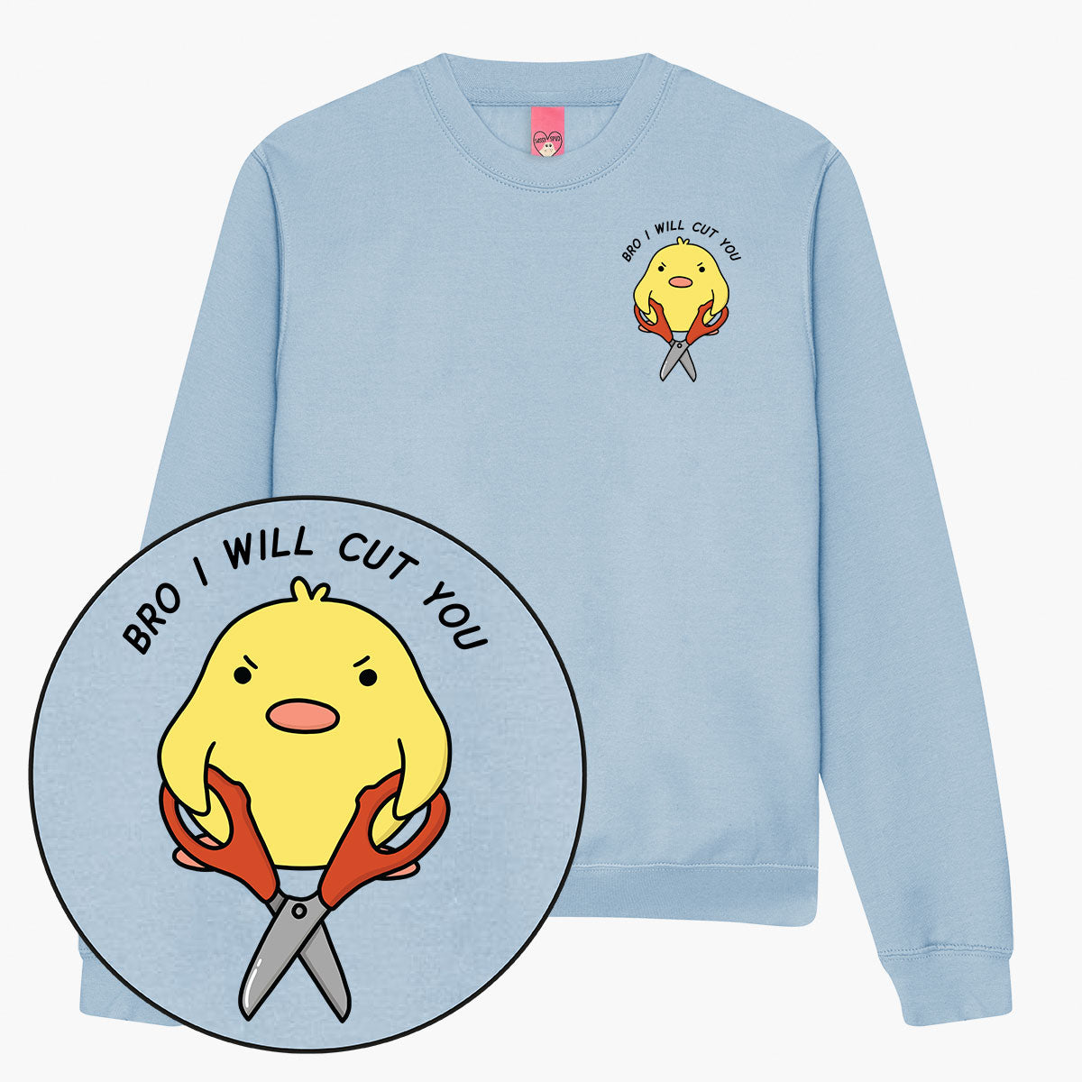 I Will Cut You Sweatshirt (Unisex)-Printed Clothing, Printed Sweatshirt, JH030-Sassy Spud