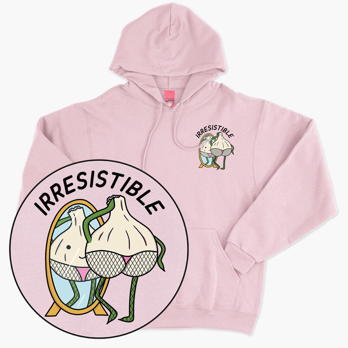 Irresistible Hoodie (Unisex)-Printed Clothing, Printed Hoodie, JH001-Sassy Spud