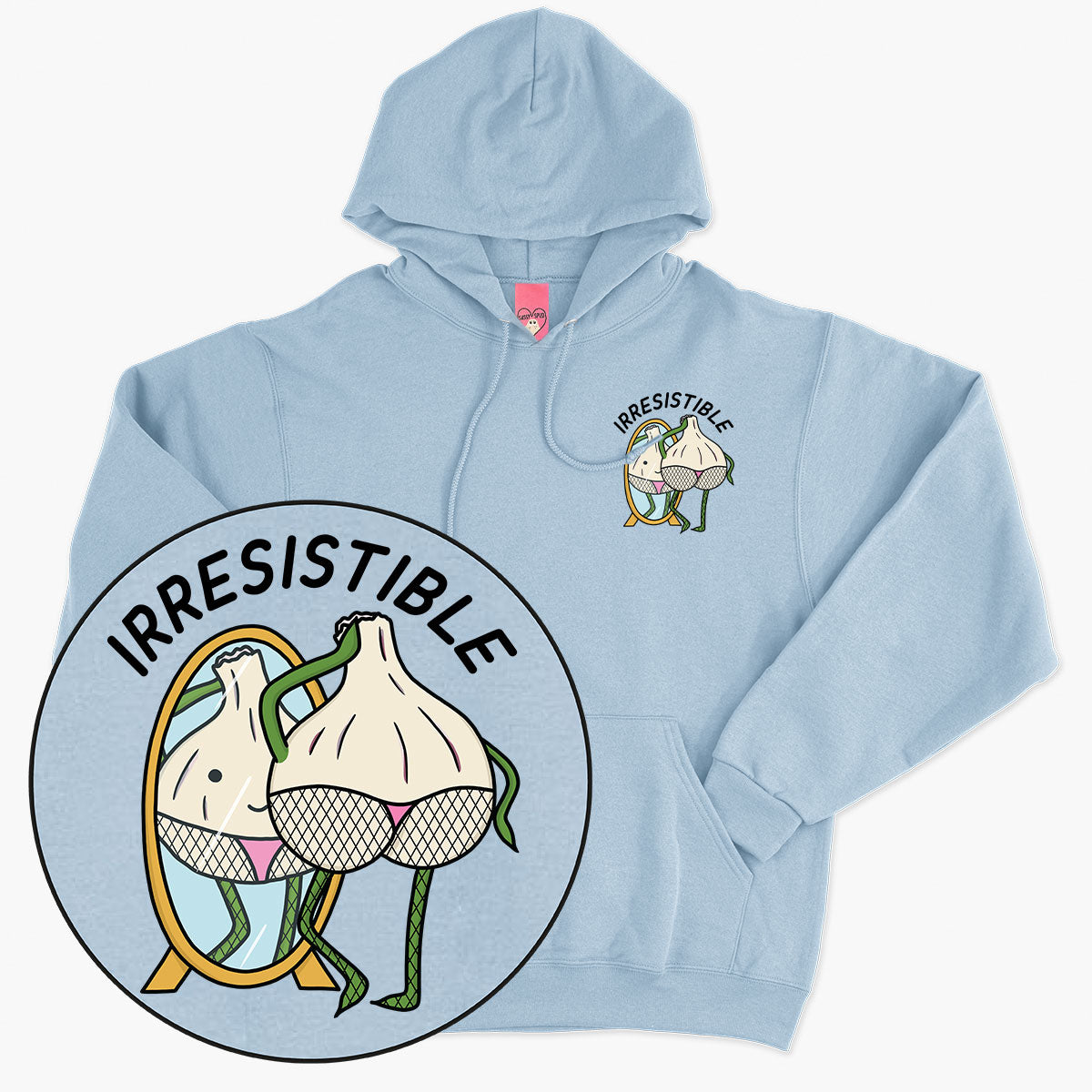 Irresistible Hoodie (Unisex)-Printed Clothing, Printed Hoodie, JH001-Sassy Spud