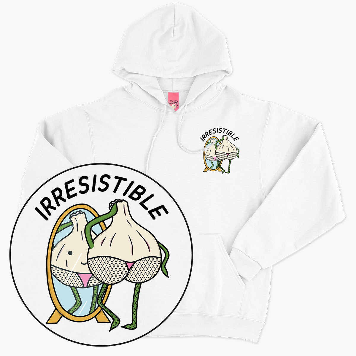 Irresistible Hoodie (Unisex)-Printed Clothing, Printed Hoodie, JH001-Sassy Spud