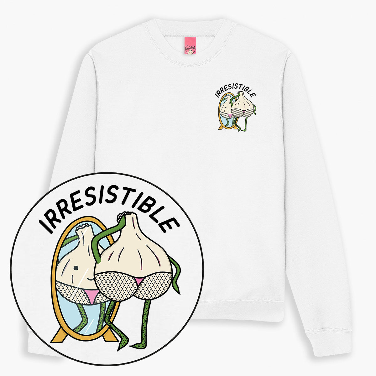 Irresistible Sweatshirt (Unisex)-Printed Clothing, Printed Sweatshirt, JH030-Sassy Spud