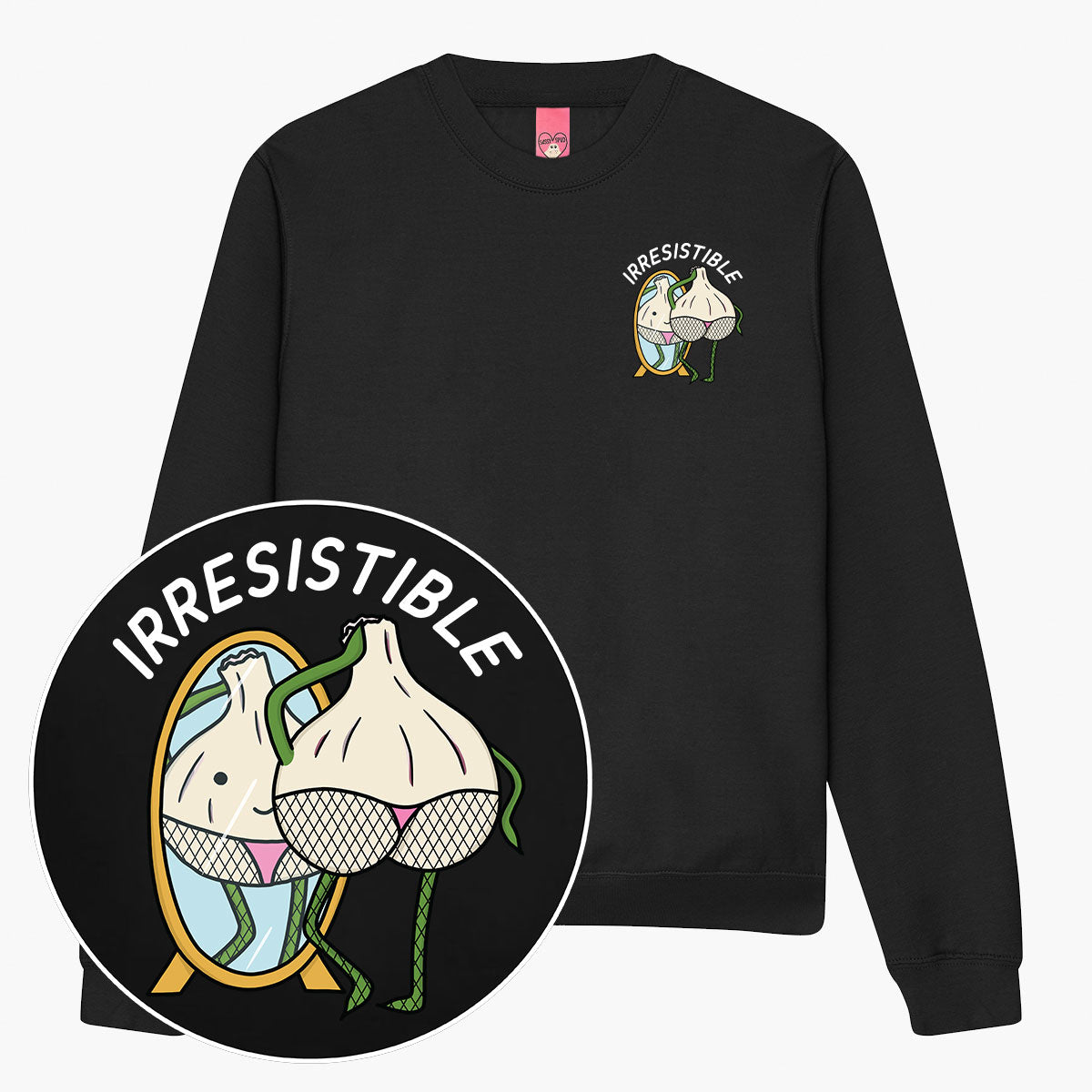 Irresistible Sweatshirt (Unisex)-Printed Clothing, Printed Sweatshirt, JH030-Sassy Spud