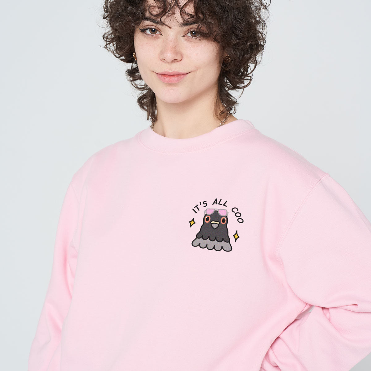 It's All Coo Sweatshirt (Unisex)-Printed Clothing, Printed Sweatshirt, JH030-Sassy Spud