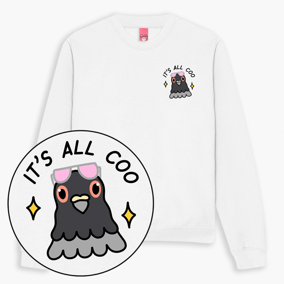 It's All Coo Sweatshirt (Unisex)-Printed Clothing, Printed Sweatshirt, JH030-Sassy Spud