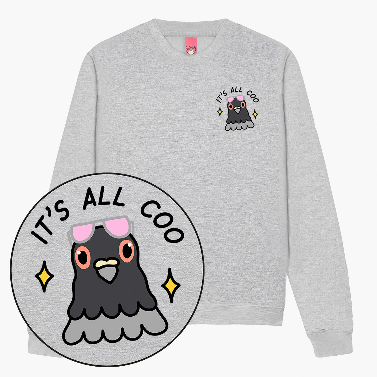 It's All Coo Sweatshirt (Unisex)-Printed Clothing, Printed Sweatshirt, JH030-Sassy Spud
