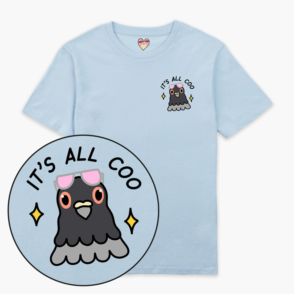 It's All Coo T-Shirt (Unisex)-Printed Clothing, Printed T Shirt, EP01-Sassy Spud