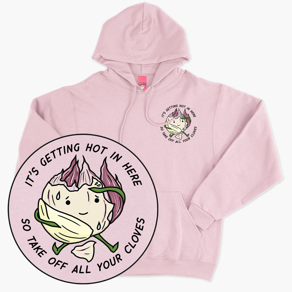 It's Getting Hot Hoodie (Unisex)-Printed Clothing, Printed Hoodie, JH001-Sassy Spud