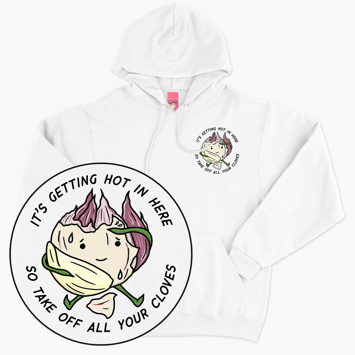 It's Getting Hot Hoodie (Unisex)-Printed Clothing, Printed Hoodie, JH001-Sassy Spud