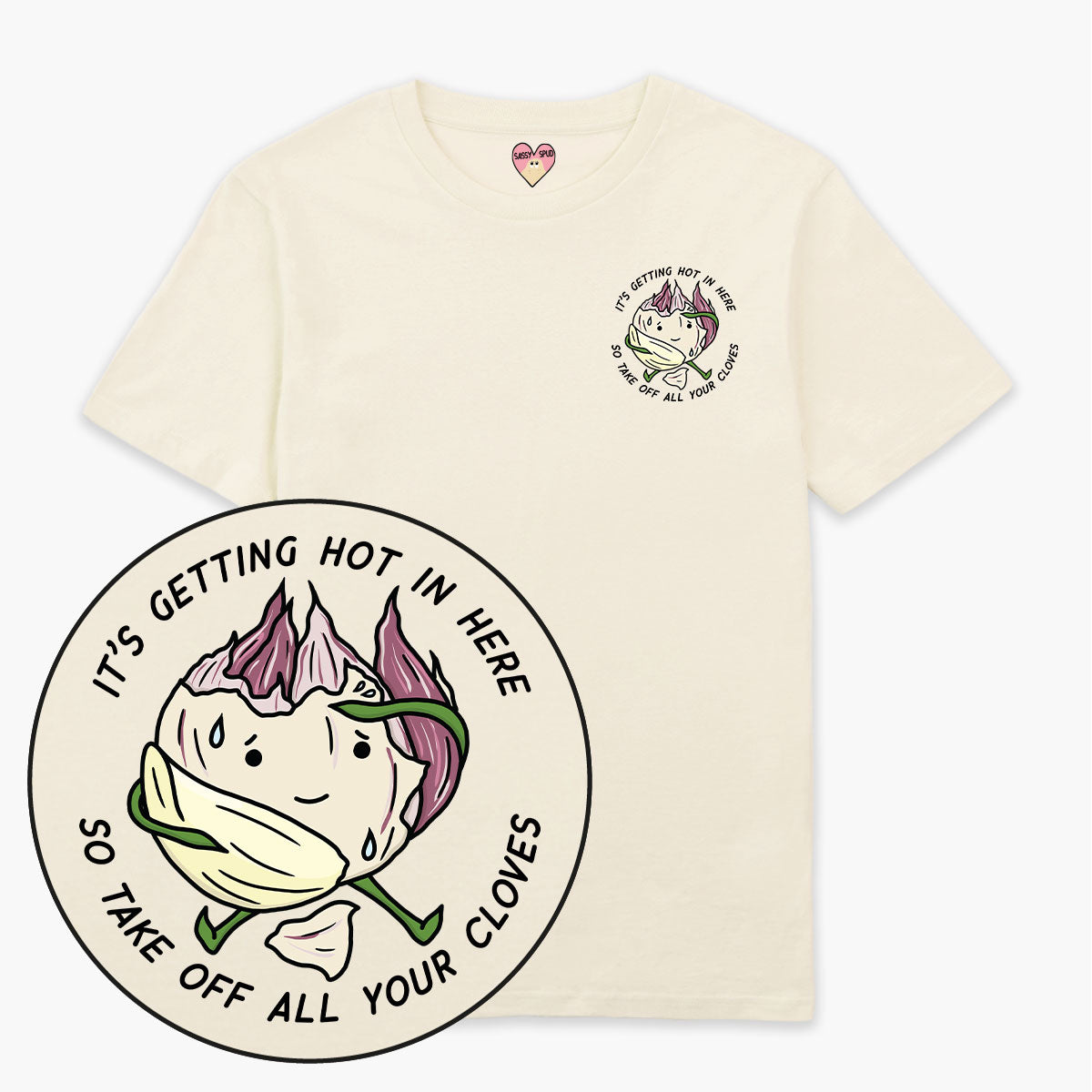 It's Getting Hot T-Shirt (Unisex)-Printed Clothing, Printed T Shirt, EP01-Sassy Spud