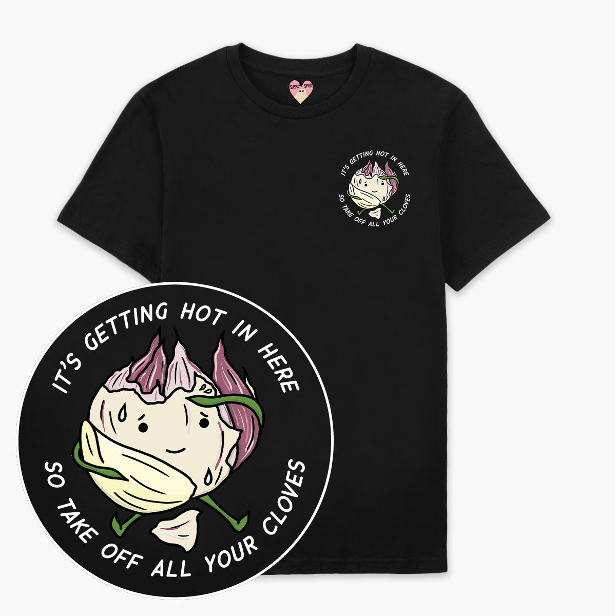 It's Getting Hot T-Shirt (Unisex)-Printed Clothing, Printed T Shirt, EP01-Sassy Spud