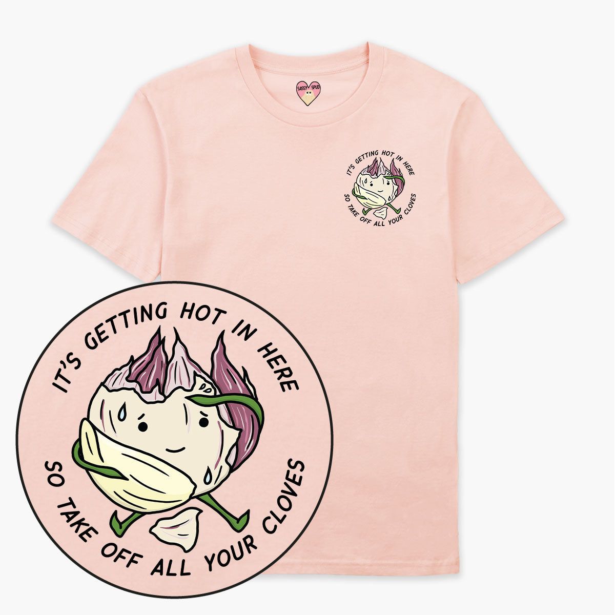 It's Getting Hot T-Shirt (Unisex)-Printed Clothing, Printed T Shirt, EP01-Sassy Spud