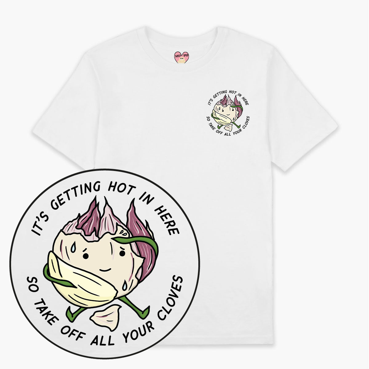 It's Getting Hot T-Shirt (Unisex)-Printed Clothing, Printed T Shirt, EP01-Sassy Spud