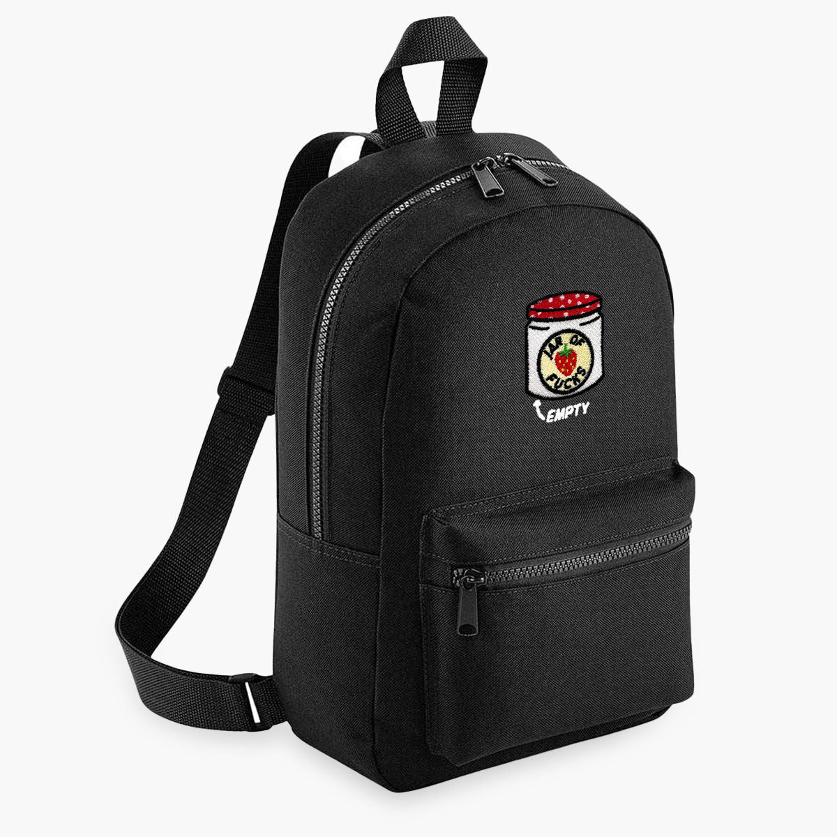 Jam Jar Embroidered Mini Backpack-Sassy Accessories, Sassy Gifts, Sassy Mini Backpack, BG153-Sassy Spud