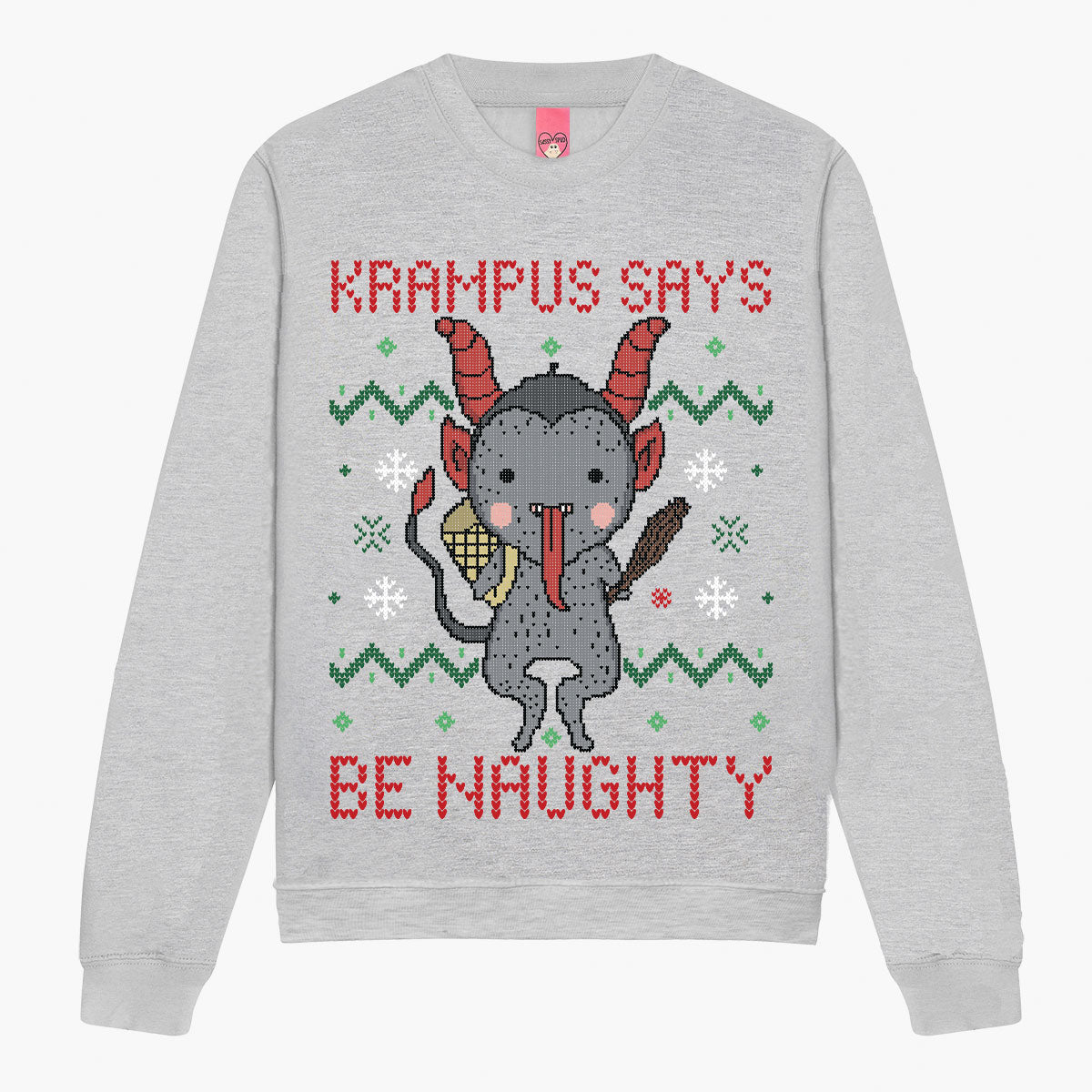 Krampus Christmas Jumper (Unisex)-Printed Clothing, Printed Sweatshirt, JH030-Sassy Spud