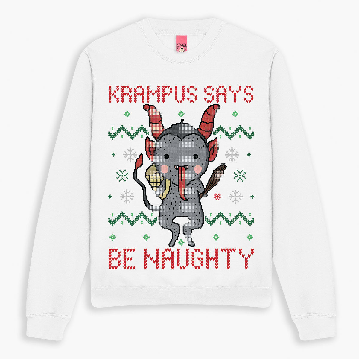 Krampus Christmas Jumper (Unisex)-Printed Clothing, Printed Sweatshirt, JH030-Sassy Spud