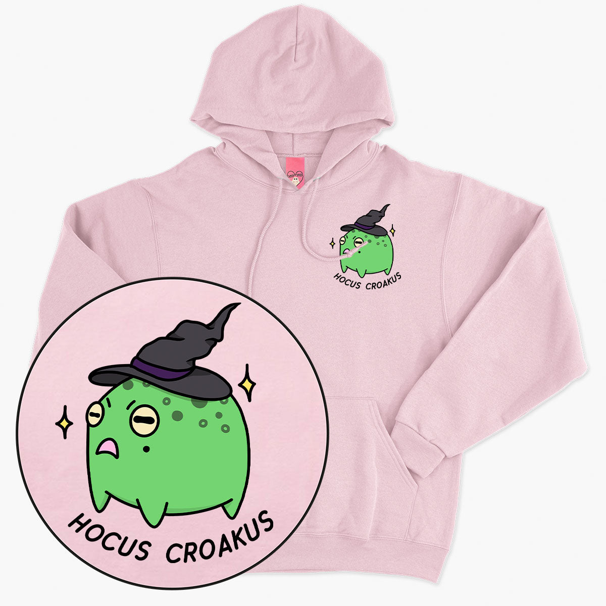 LIMITED EDITION: Witchy Frog Halloween Hoodie (Unisex)-Printed Clothing, Printed Hoodie, JH001-Sassy Spud