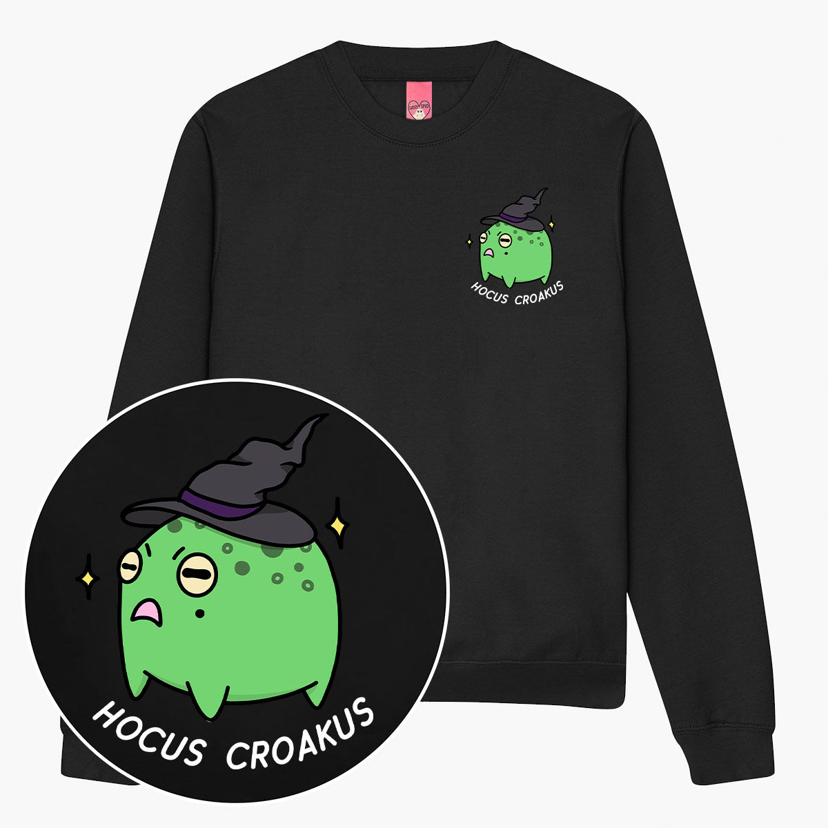 LIMITED EDITION: Witchy Frog Halloween Sweatshirt (Unisex)-Printed Clothing, Printed Sweatshirt, JH030-Sassy Spud