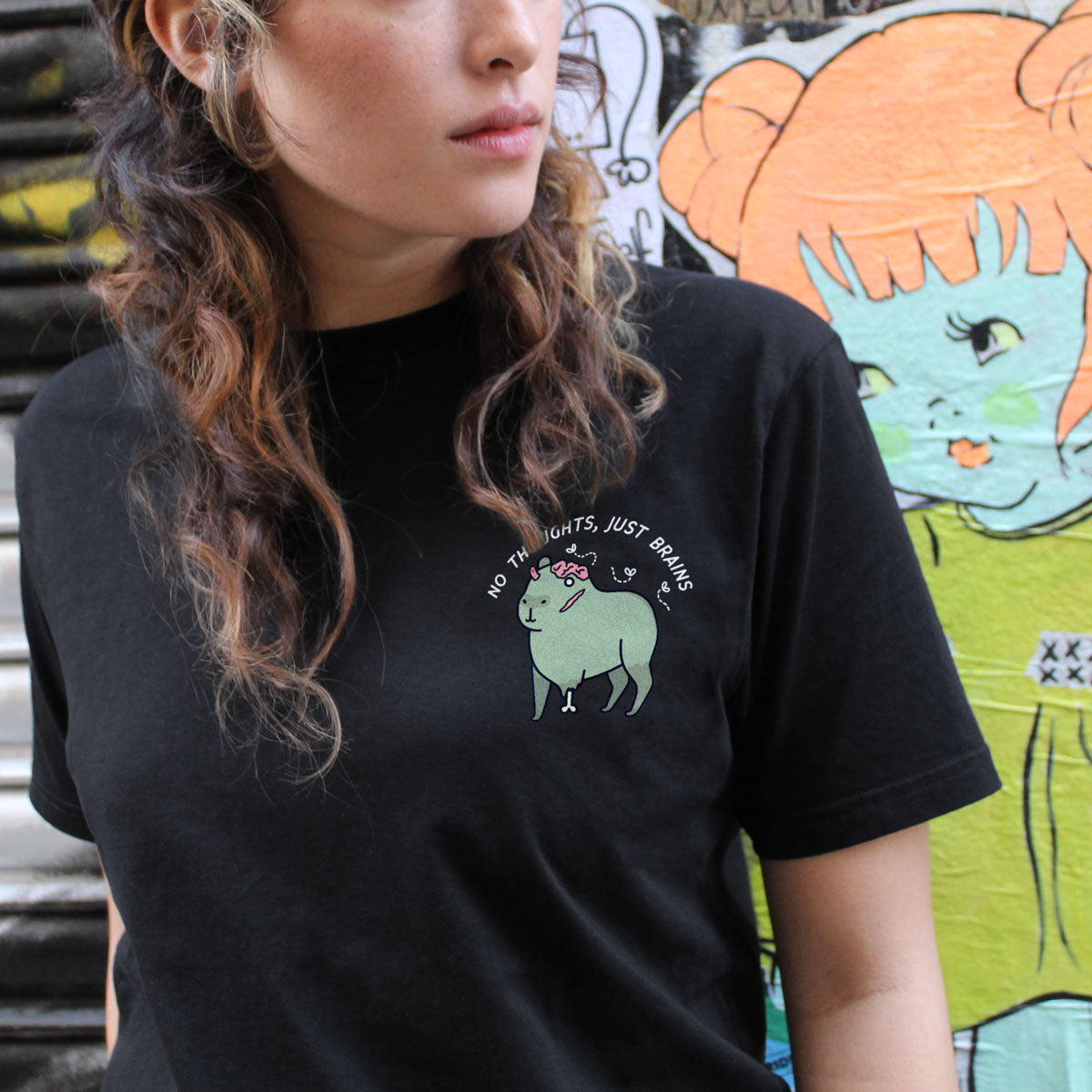 LIMITED EDITION: Zombie Capybara Halloween T-Shirt (Unisex)-Printed Clothing, Printed T Shirt, EP01-Sassy Spud