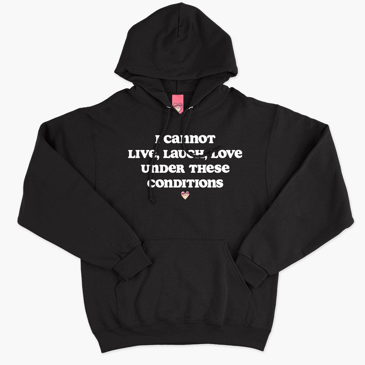 Live Laugh Love Hoodie (Unisex)-Printed Clothing, Printed Hoodie, JH001-Sassy Spud