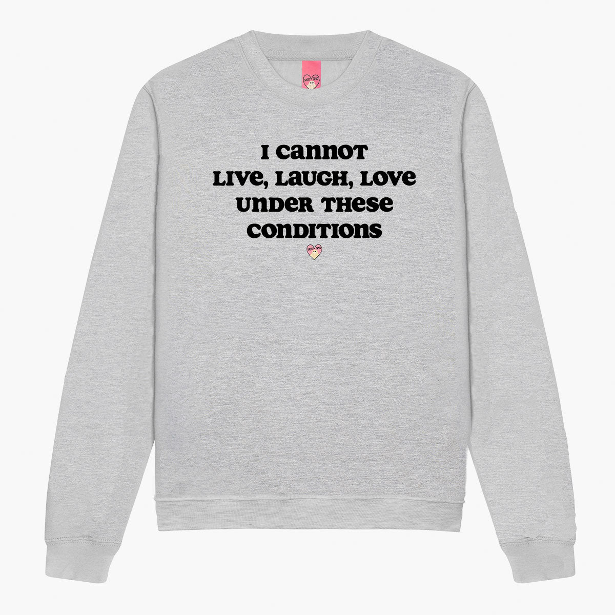 Live Laugh Love Sweatshirt (Unisex)-Printed Clothing, Printed Sweatshirt, JH030-Sassy Spud