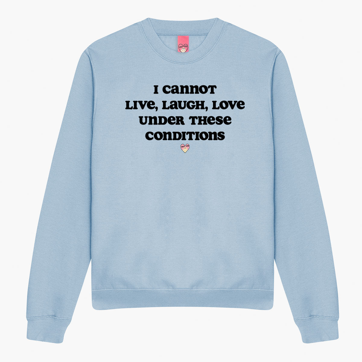 Live Laugh Love Sweatshirt (Unisex)-Printed Clothing, Printed Sweatshirt, JH030-Sassy Spud