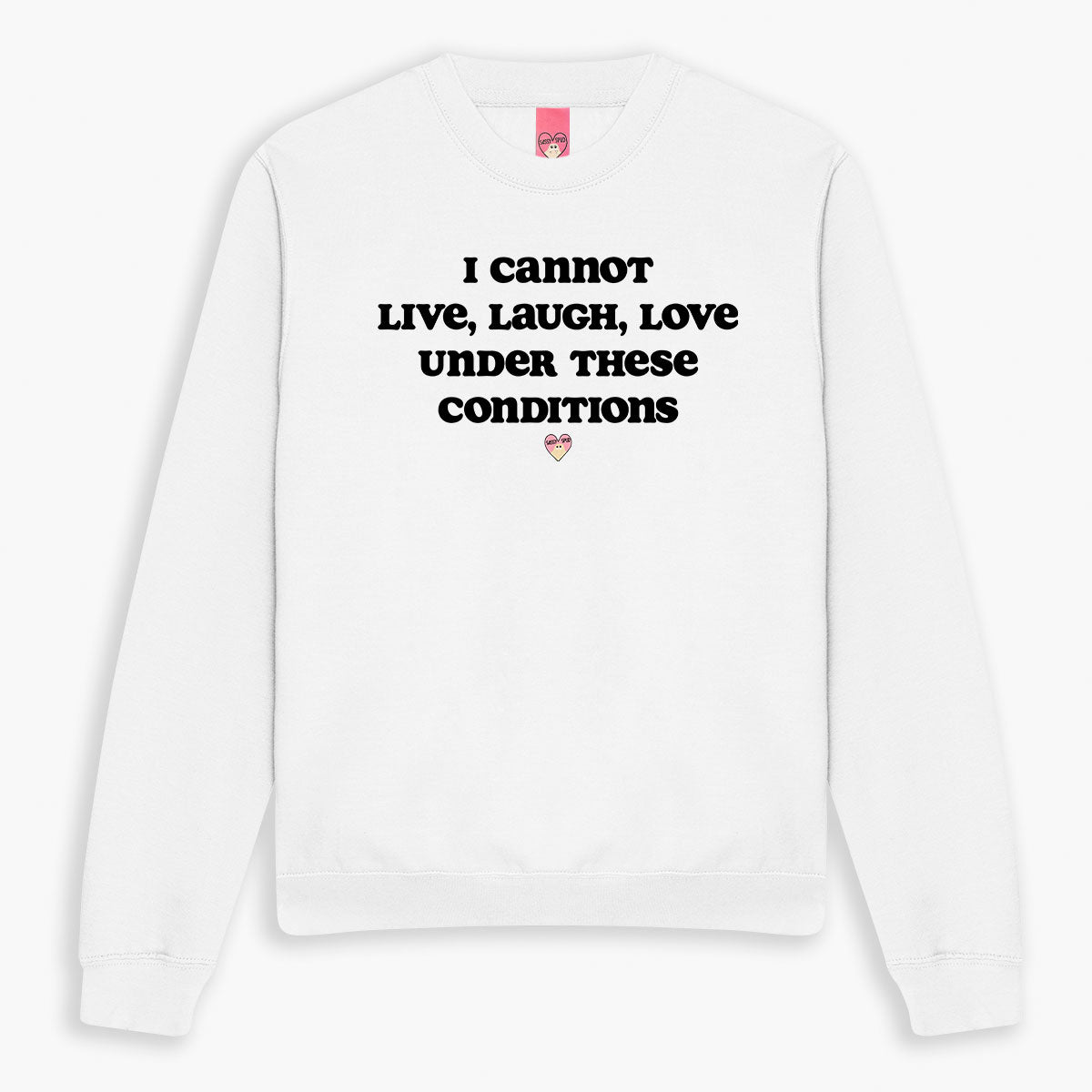 Live Laugh Love Sweatshirt (Unisex)-Printed Clothing, Printed Sweatshirt, JH030-Sassy Spud