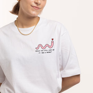 Love Me Worm T-Shirt (Unisex)-Printed Clothing, Printed T Shirt, EP01-Sassy Spud