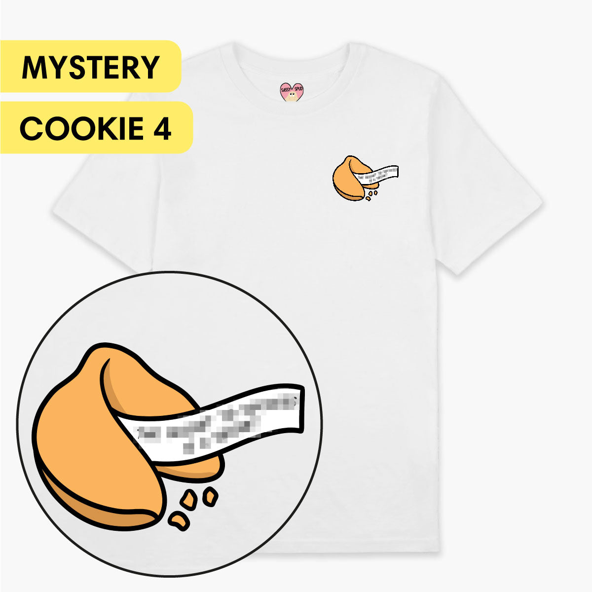 Misfortune Cookies T-Shirt (Unisex)-Printed Clothing, Printed T Shirt, EP01-Sassy Spud