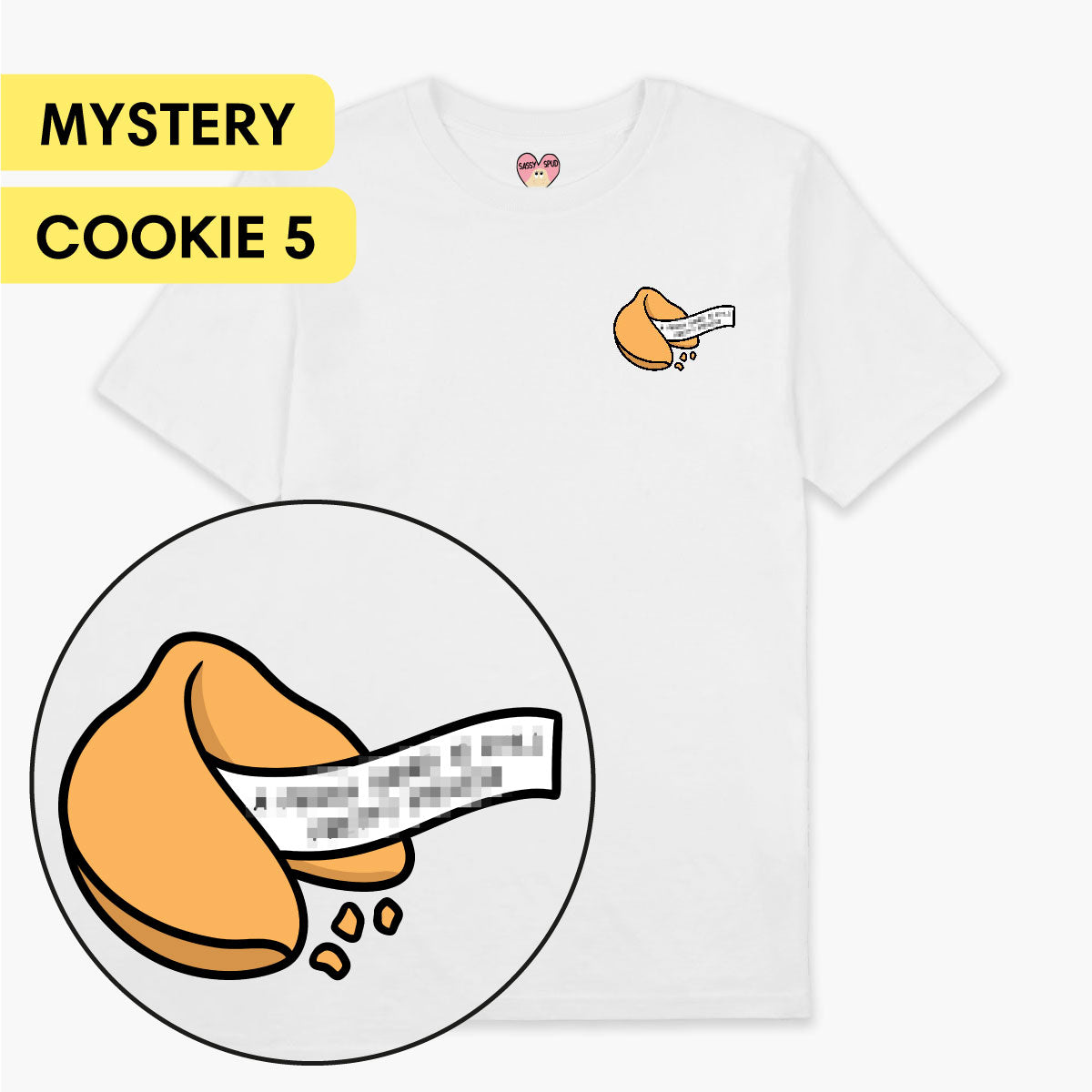 Misfortune Cookies T-Shirt (Unisex)-Printed Clothing, Printed T Shirt, EP01-Sassy Spud