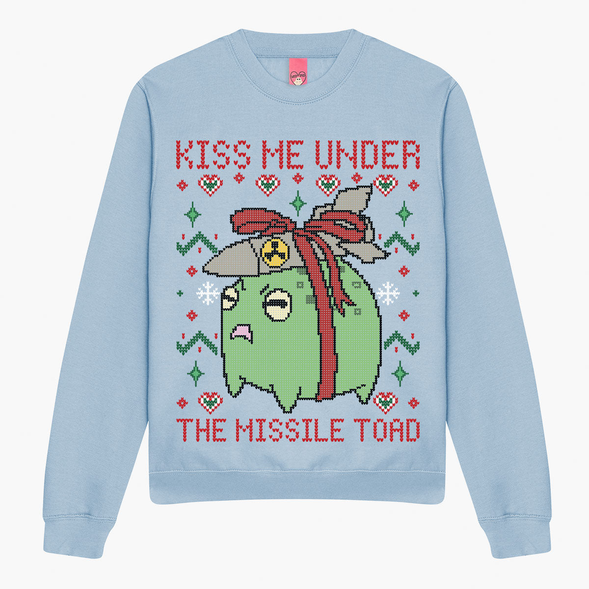 Missile Toad Christmas Jumper (Unisex)-Printed Clothing, Printed Sweatshirt, JH030-Sassy Spud