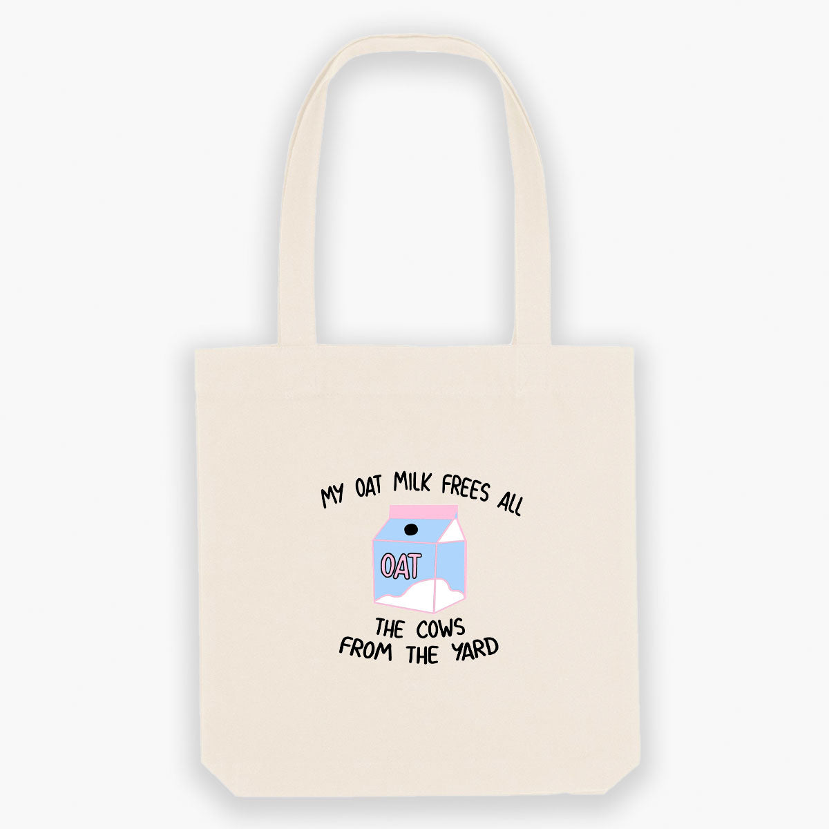 My Oat Milk Frees All The Cows From The Yard Tote Bag-Sassy Accessories, Sassy Gifts, Sassy Tote Bag, STAU760-Sassy Spud