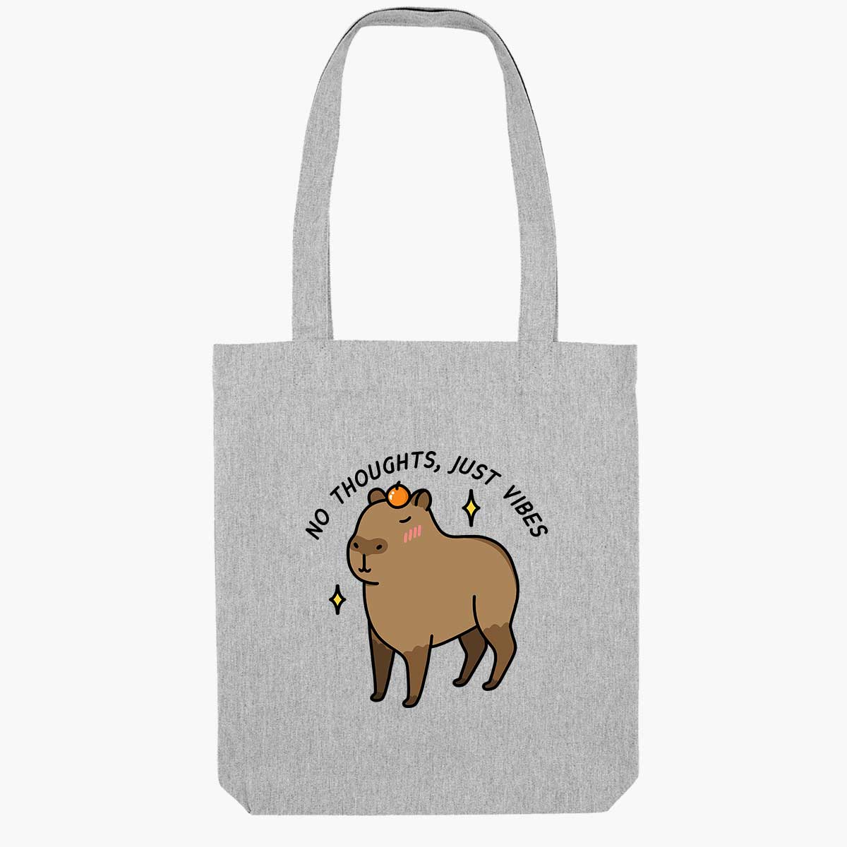 No Thoughts Just Vibes Tote Bag-Sassy Accessories, Sassy Gifts, Sassy Tote Bag, STAU760-Sassy Spud