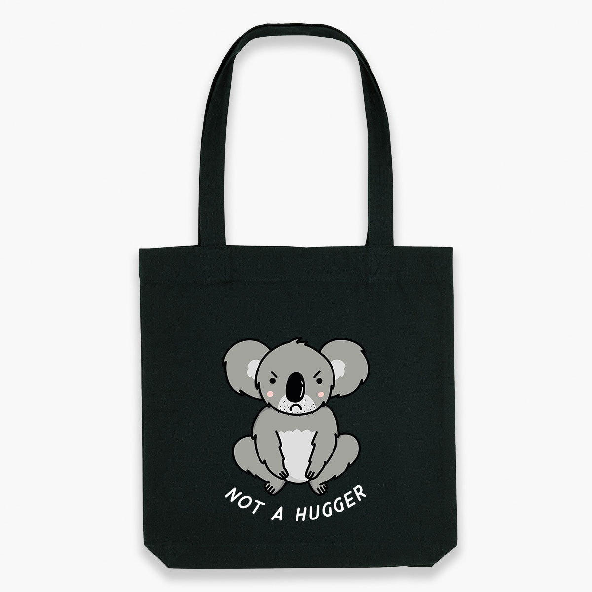 Not A Hugger Tote Bag-Sassy Accessories, Sassy Gifts, Sassy Tote Bag, STAU760-Sassy Spud